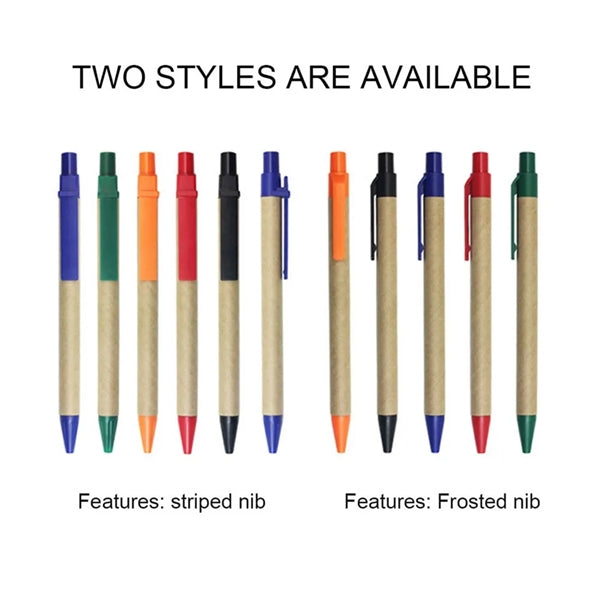 Eco-Friendly Recycled Kraft Paper Ballpoint Pen