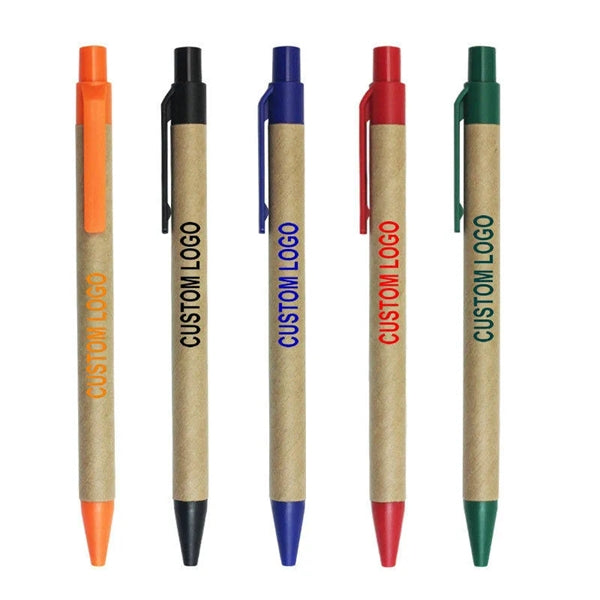 Eco-Friendly Recycled Kraft Paper Ballpoint Pen