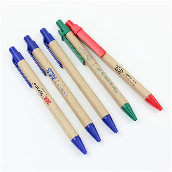 Eco-Friendly Recycled Kraft Paper Ballpoint Pen