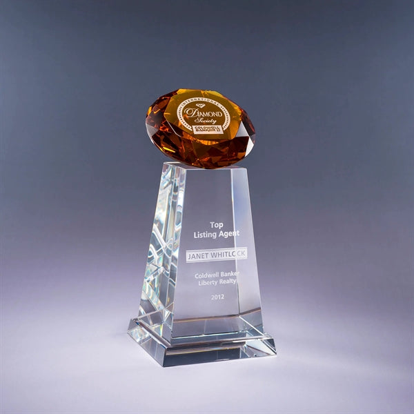 Diamond Spire Optic Crystal Award