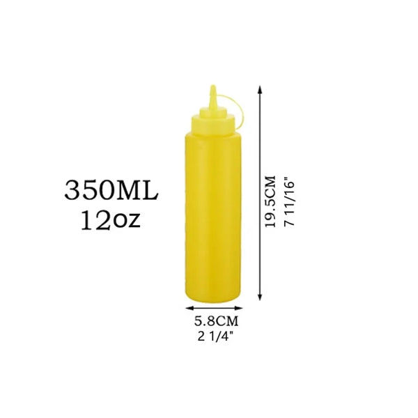 12 OZ Condiment Squeeze Bottles
