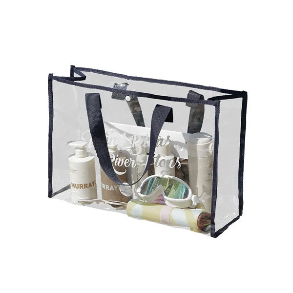 Clear Beach PVC Transparent Tote Bag