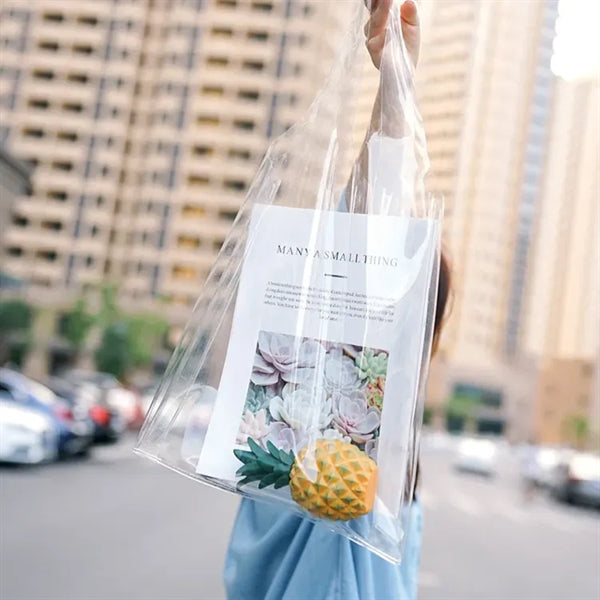 Waterproof PVC Clear Shopping Bag
