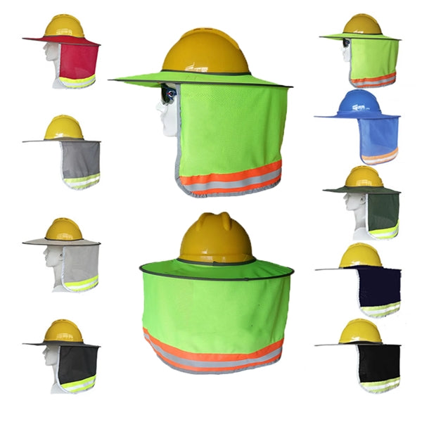 Reflective Hard Hat Neck Sun Shield