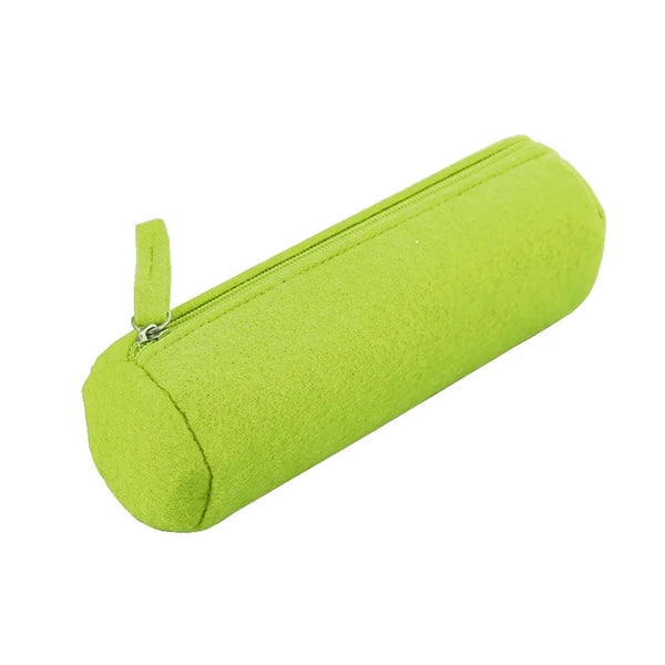 Felt pencil pouch bag with zipper