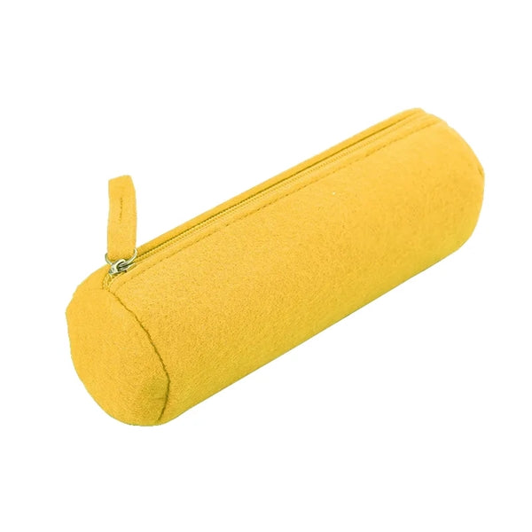 Felt pencil pouch bag with zipper
