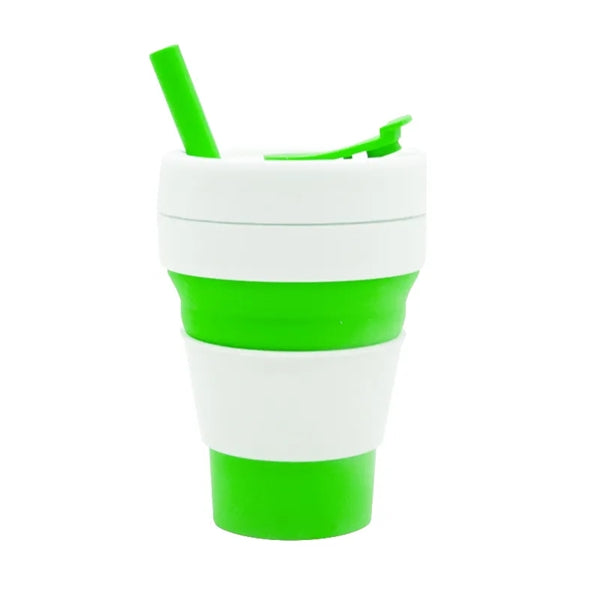 16oz Silicone Collapsible tumbler water bottle