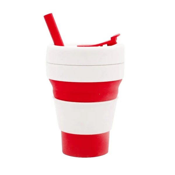 16oz Silicone Collapsible tumbler water bottle