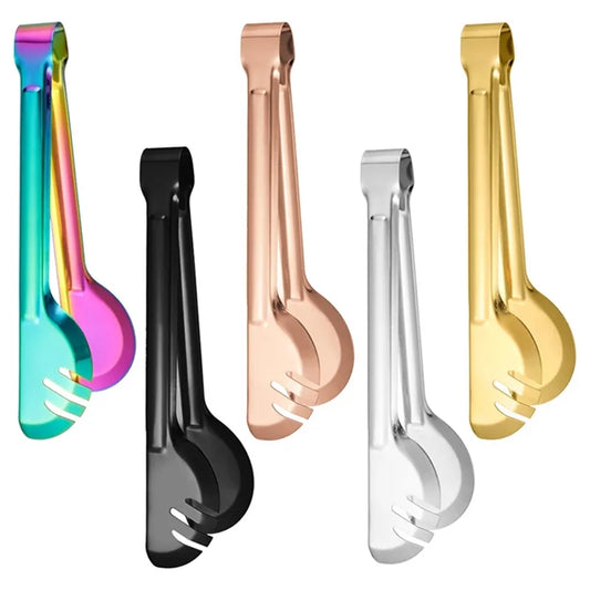 Stainless Steel Roast Meat Bread Barbecue Buffet Tongs