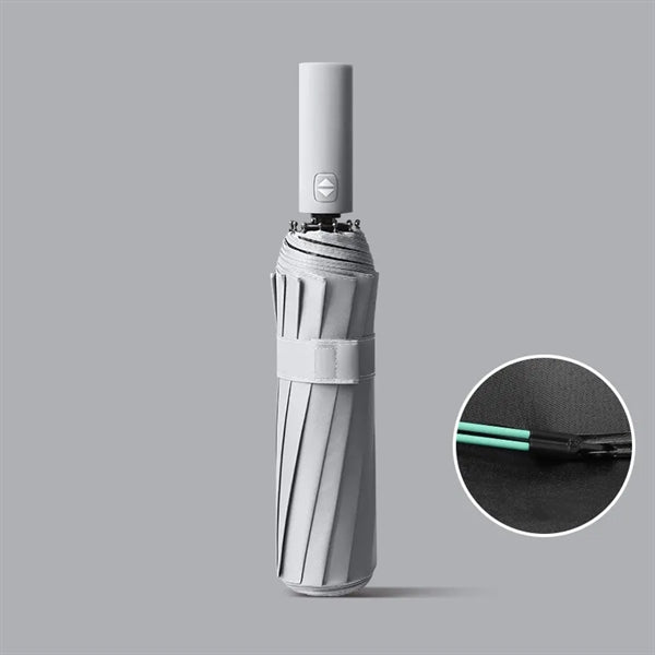 12 Rib Windproof Automatic Folding Travel Umbrella