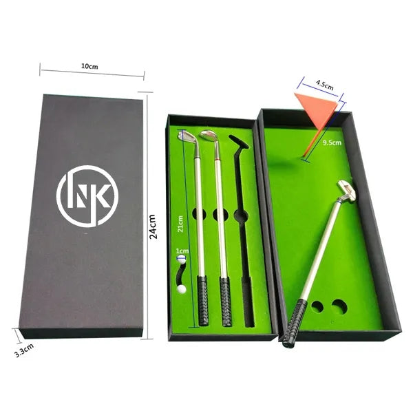 Mini Desktop Golf Pen Gift Set