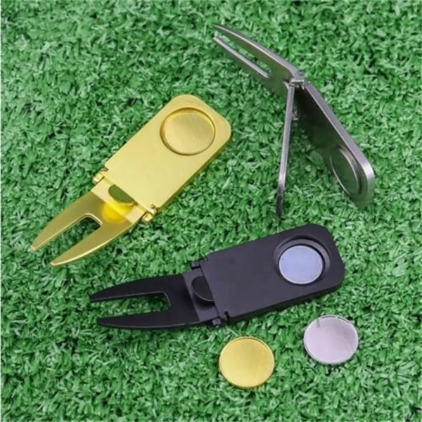Magnetic Cigar Holder Golf Divot Marker Tool