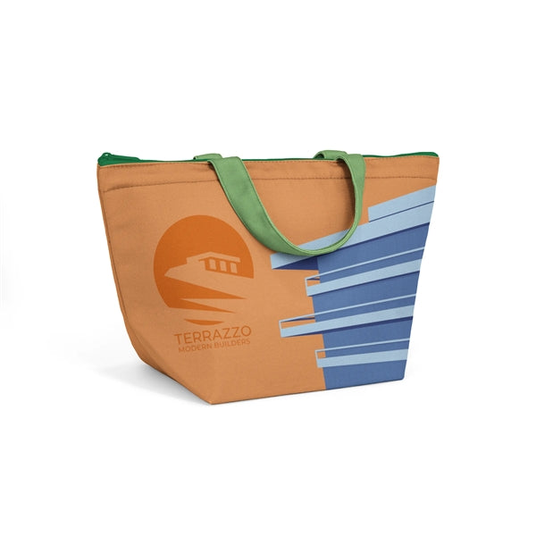 Full Color Recycled Canvas Large Lunch Cooler