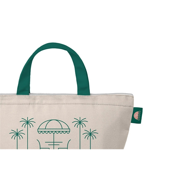 Full Color Recycled Canvas Large Lunch Cooler