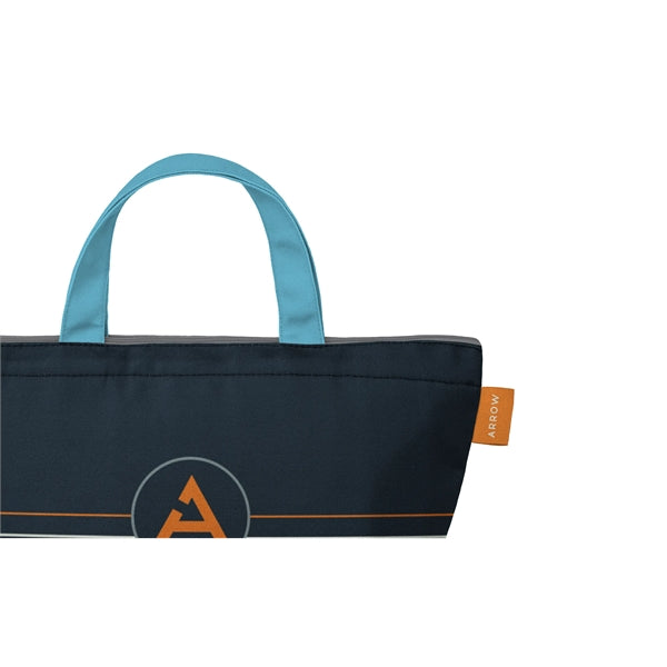 Full Color Recycled Canvas Large Lunch Cooler