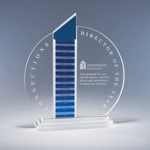Forte Optic Crystal Perpetual Award