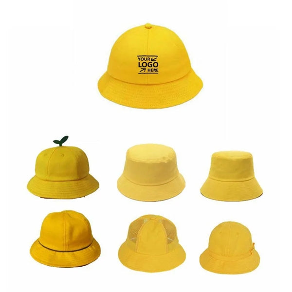 Yellow Kid Cotton Bucket Hat