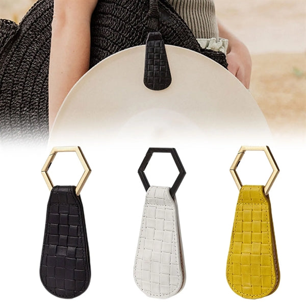PU Leather Magnetic Cap Hat Handbag Backpack Luggage Clip