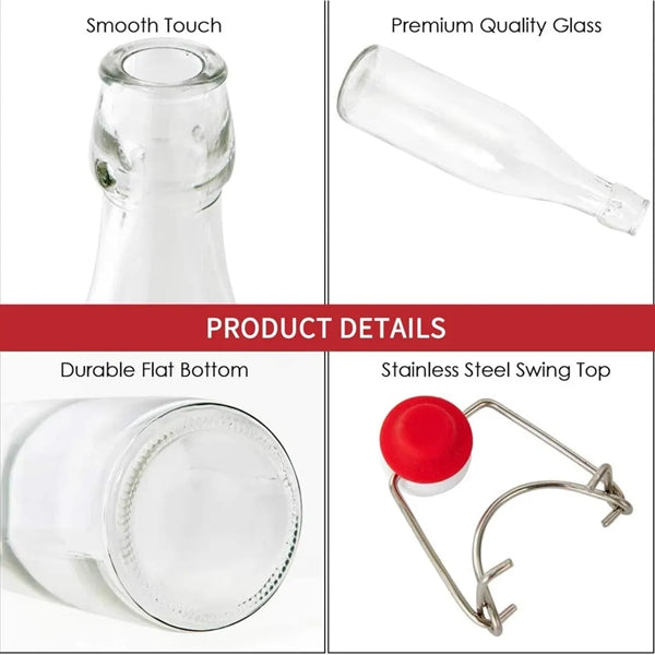 33oz. Swing Top Brewing Bottle with Airtight Stopper