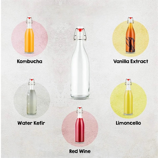 33oz. Swing Top Brewing Bottle with Airtight Stopper