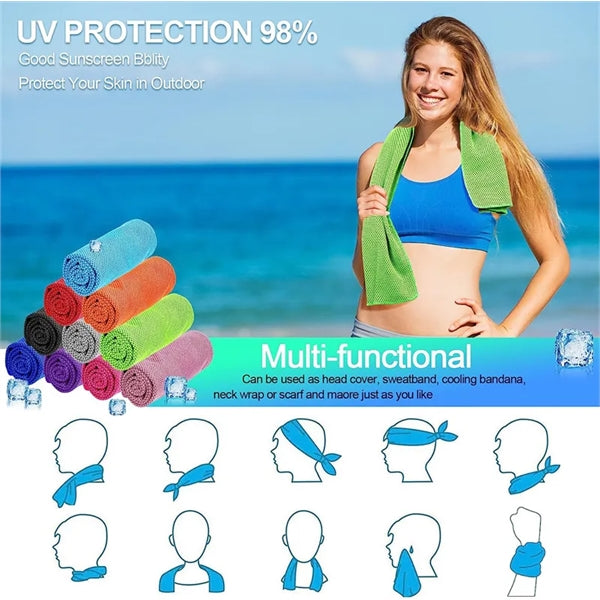 Soft Cooling Towels for Neck and Face