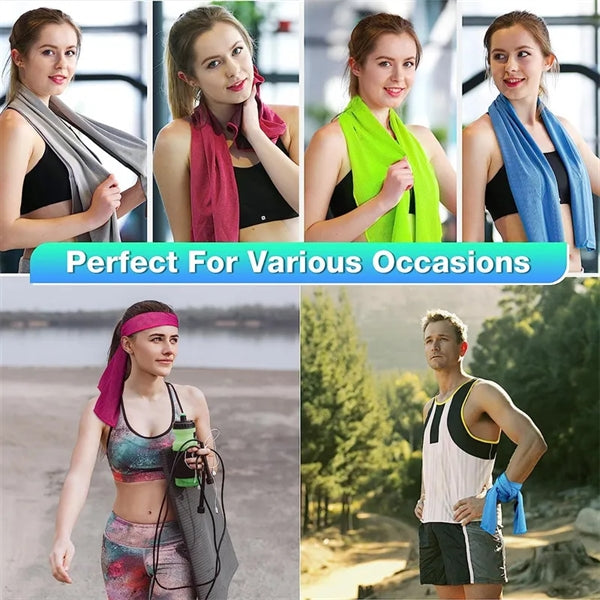 Soft Cooling Towels for Neck and Face