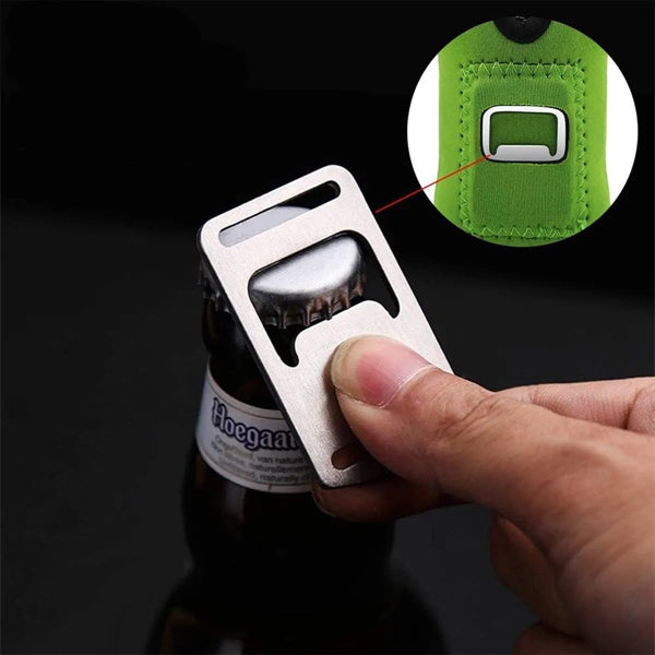 Bottle Cooler With Opener