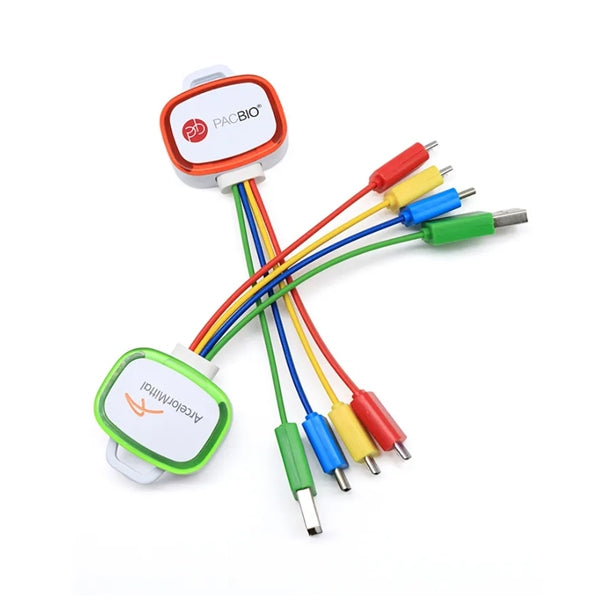 New 4 In 1 Illuminated Keychain Charging Cable