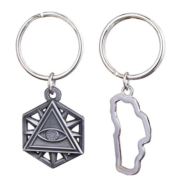 Die Struck Key Chain - 2" dia