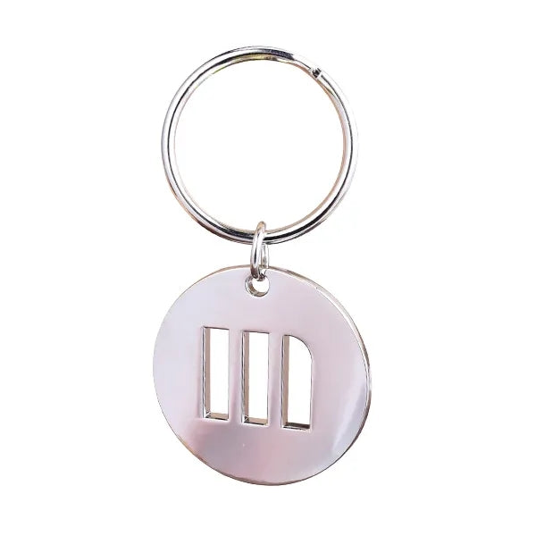 Die Struck Key Chain 1.25"