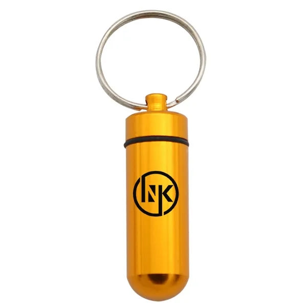Aluminum Medicine Can With Keychain