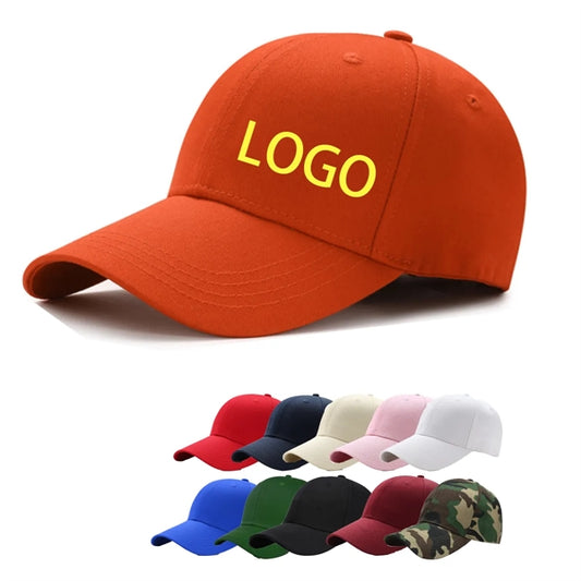 Adjustable 100% Cotton Baseball Cap