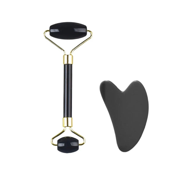 Head Face Massage Roller and Scraping Board Kit