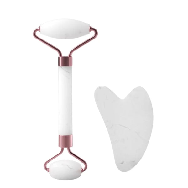Head Face Massage Roller and Scraping Board Kit