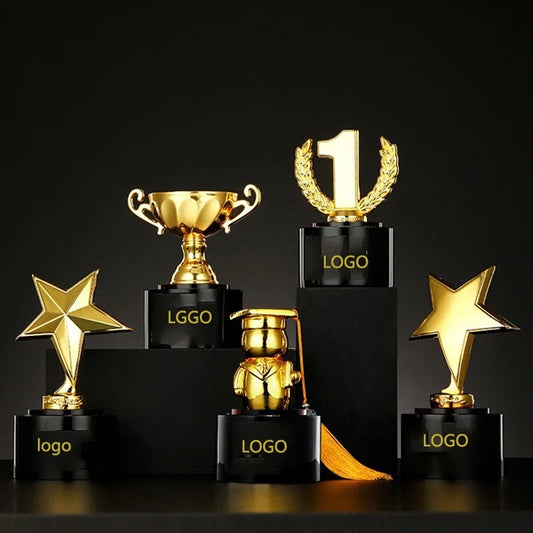 Children's Mini Metal Crystal Trophies Kids' Miniature Award