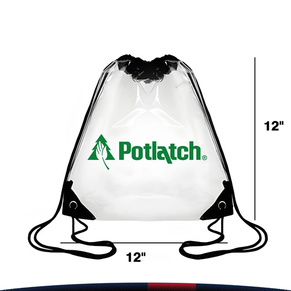 Quisr Clear Drawstring Backpack