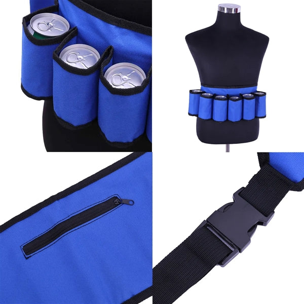 Party Camping Picnic Beer Belt Waist Strap with Buckle