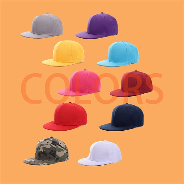 Hip Hop Flat Brim Or Bill Hat