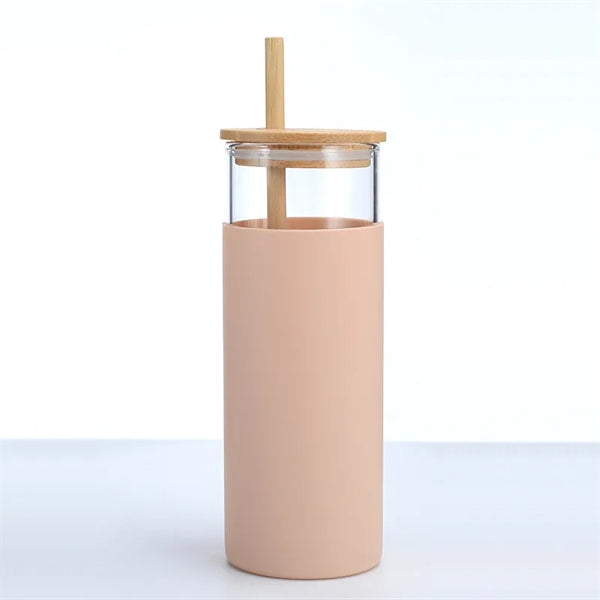 Glass Cups With Straw