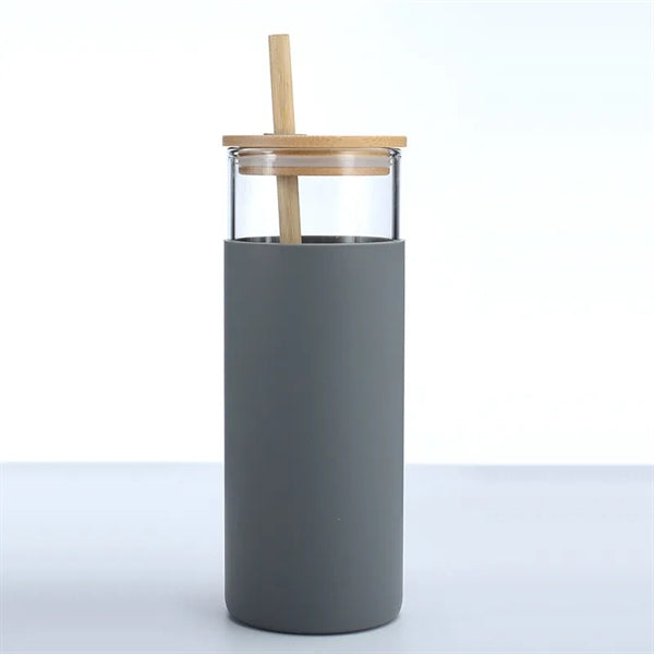 Glass Cups With Straw
