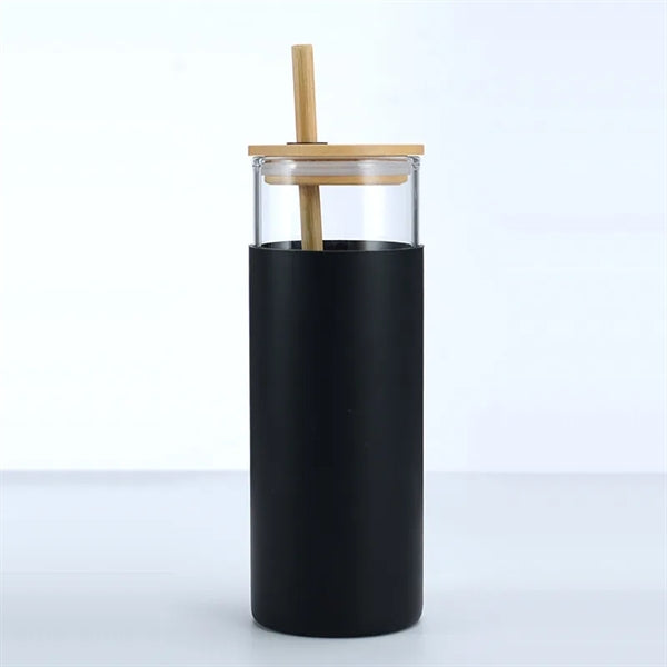 Glass Cups With Straw