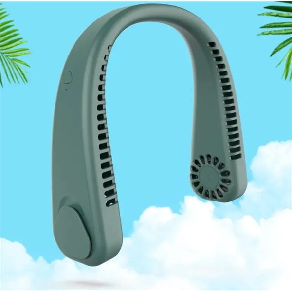 USB Rechargeable Sports Wearable Hanging Neck Fan