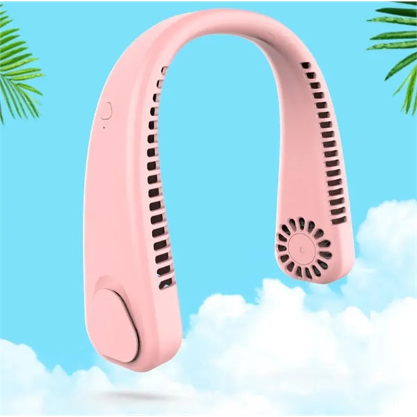 USB Rechargeable Sports Wearable Hanging Neck Fan