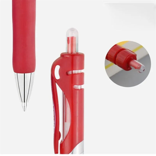 Retractable Plastic Click Pen with Grip
