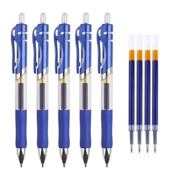 Retractable Plastic Click Pen with Grip