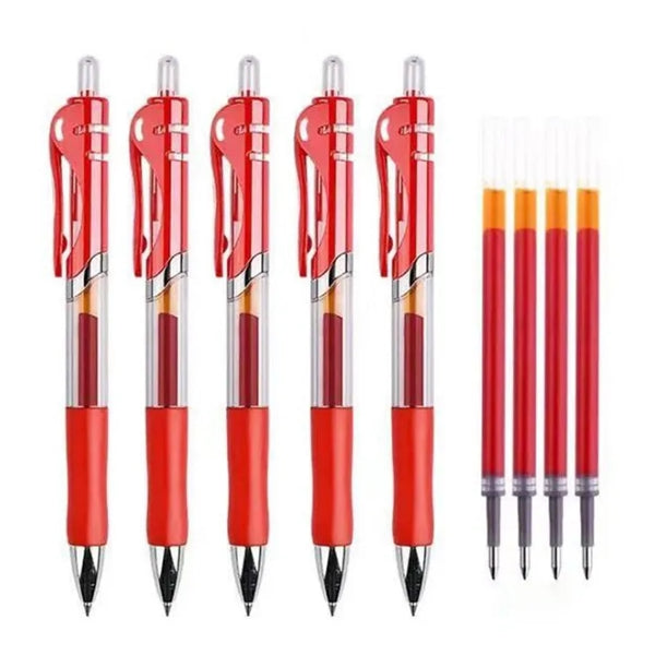 Retractable Plastic Click Pen with Grip