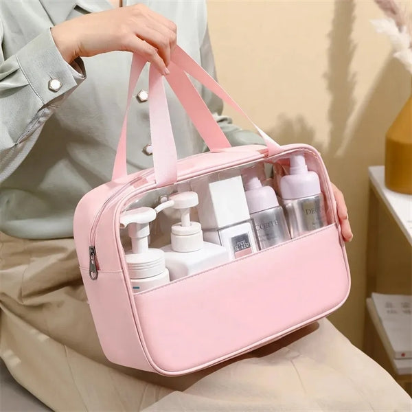 Clear Travel Hanging Toiletry Cosmetic Bag