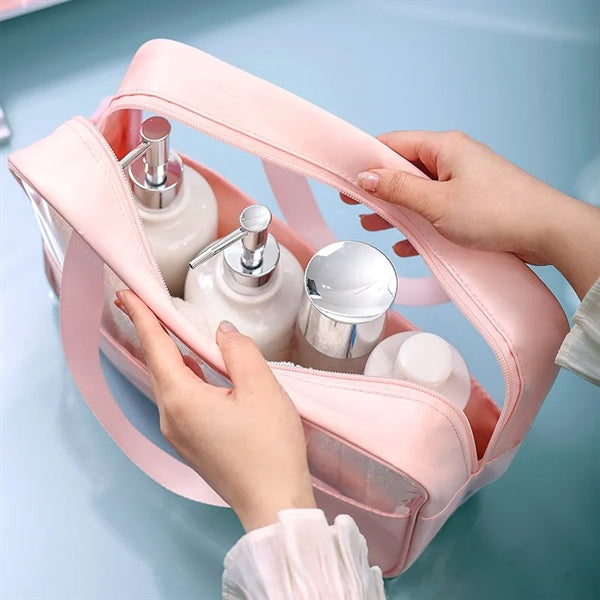 Clear Travel Hanging Toiletry Cosmetic Bag
