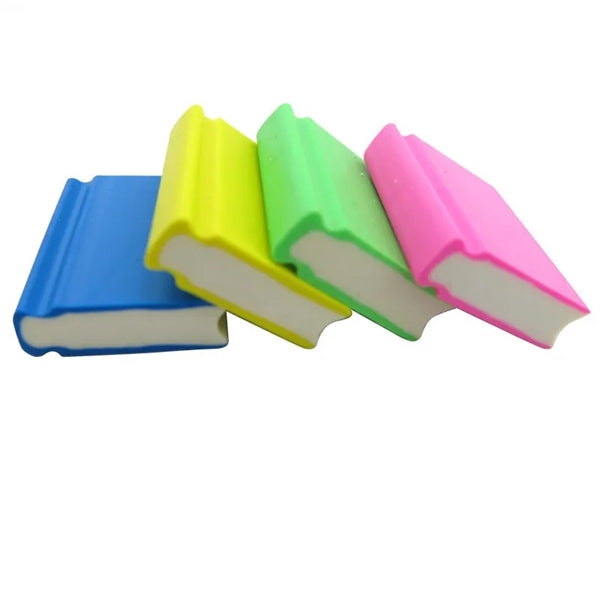 Book Shape Rubber Eraser