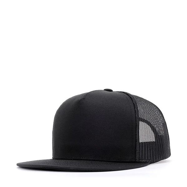 Flat Screen Brim Mesh Trucker Cap